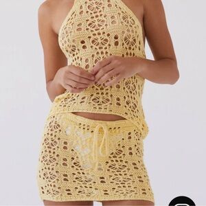 Peppermayo Sunny Crochet Swim Cover-Up